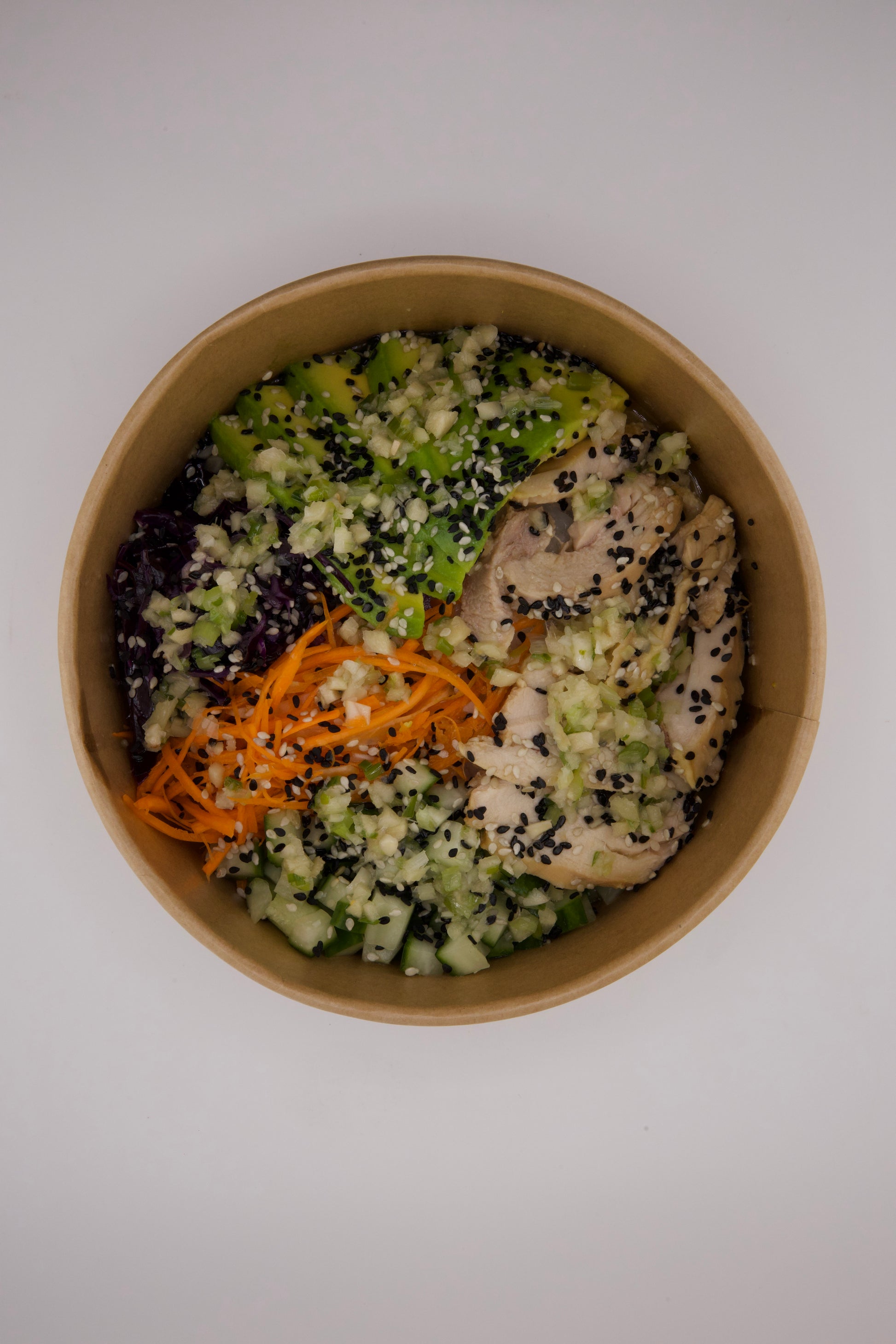 Teriyaki Chicken Poke Bowl