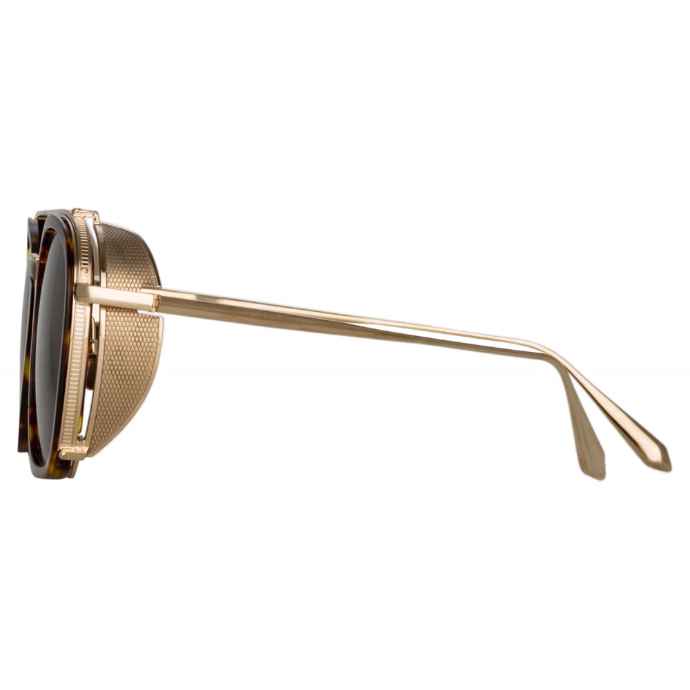 Aston Square Sunglasses in Light Gold