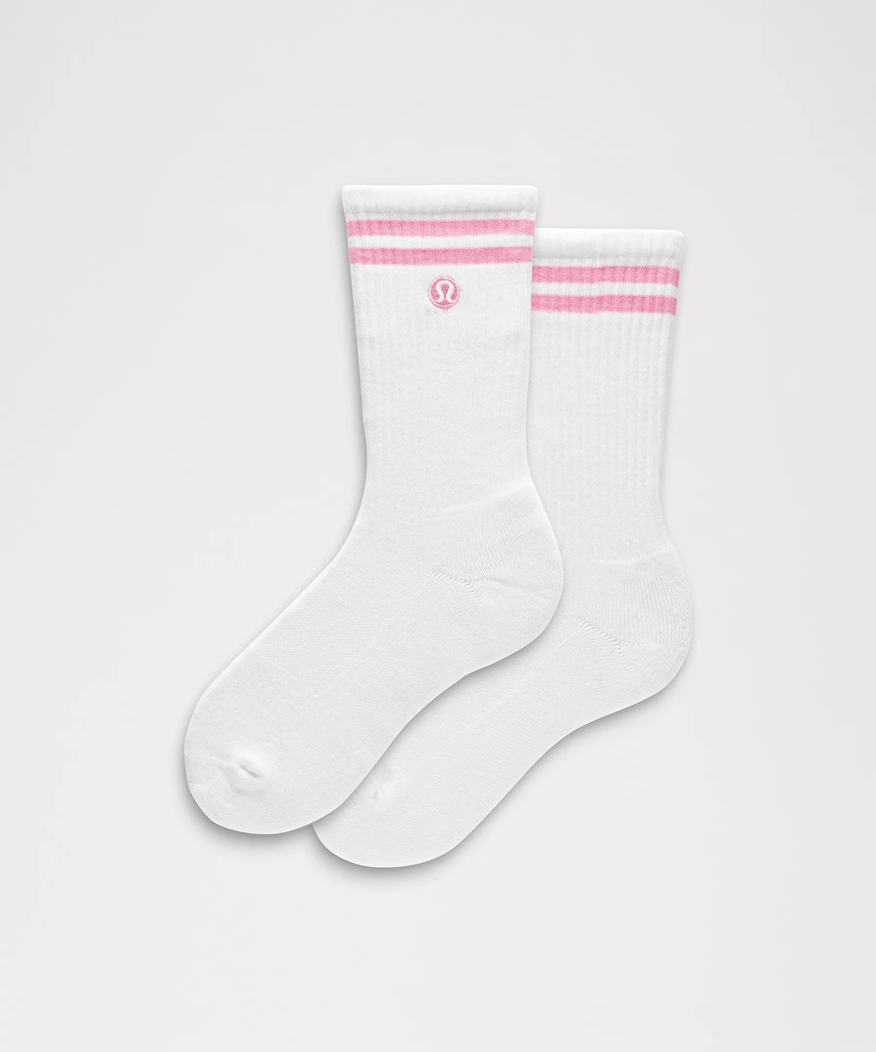 Unisex Daily Essential Crew Socks *Stripe