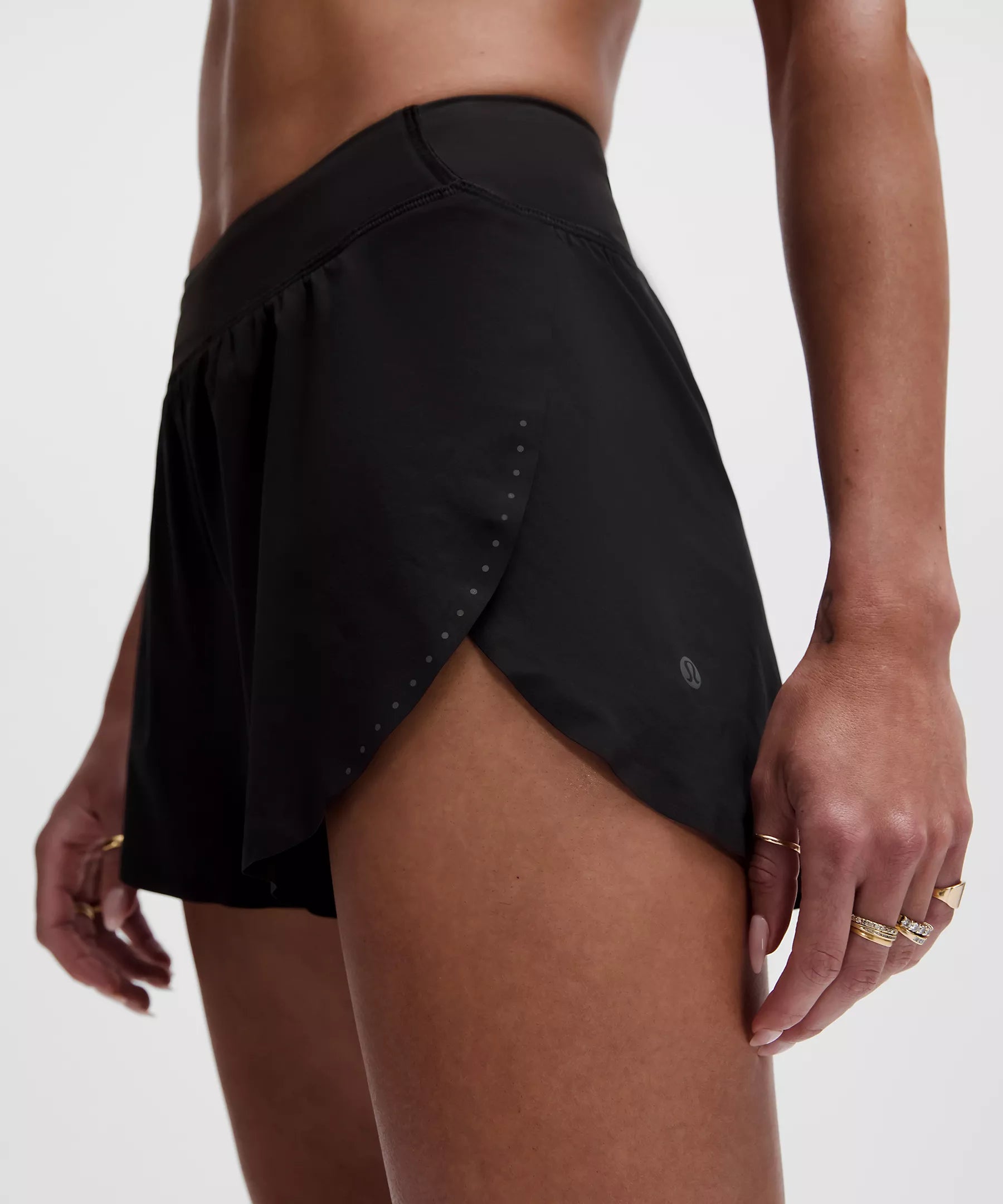 Fast and Free High-Rise Classic-Fit Split Short 3"