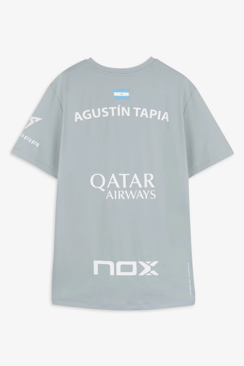 SPONSORS AT10 GREY T-SHIRT BY AGUSTÍN TAPIA