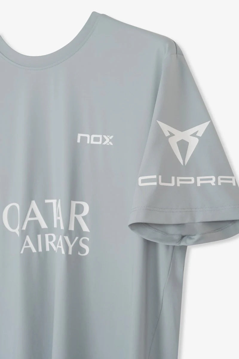 SPONSORS AT10 GREY T-SHIRT BY AGUSTÍN TAPIA