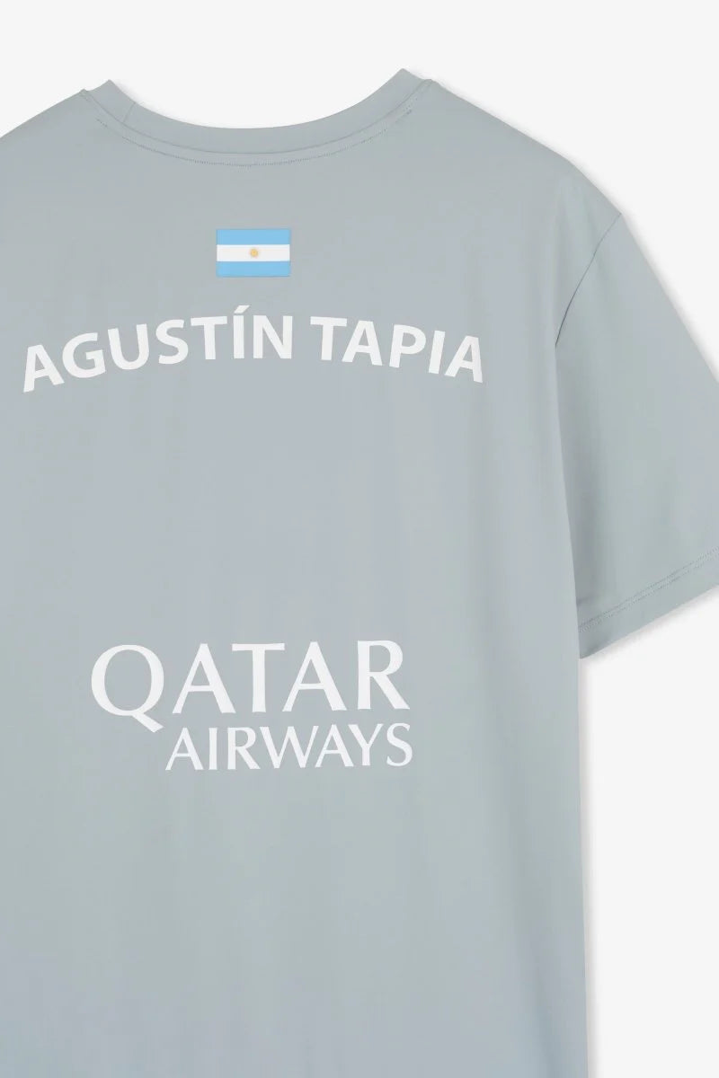 SPONSORS AT10 GREY T-SHIRT BY AGUSTÍN TAPIA