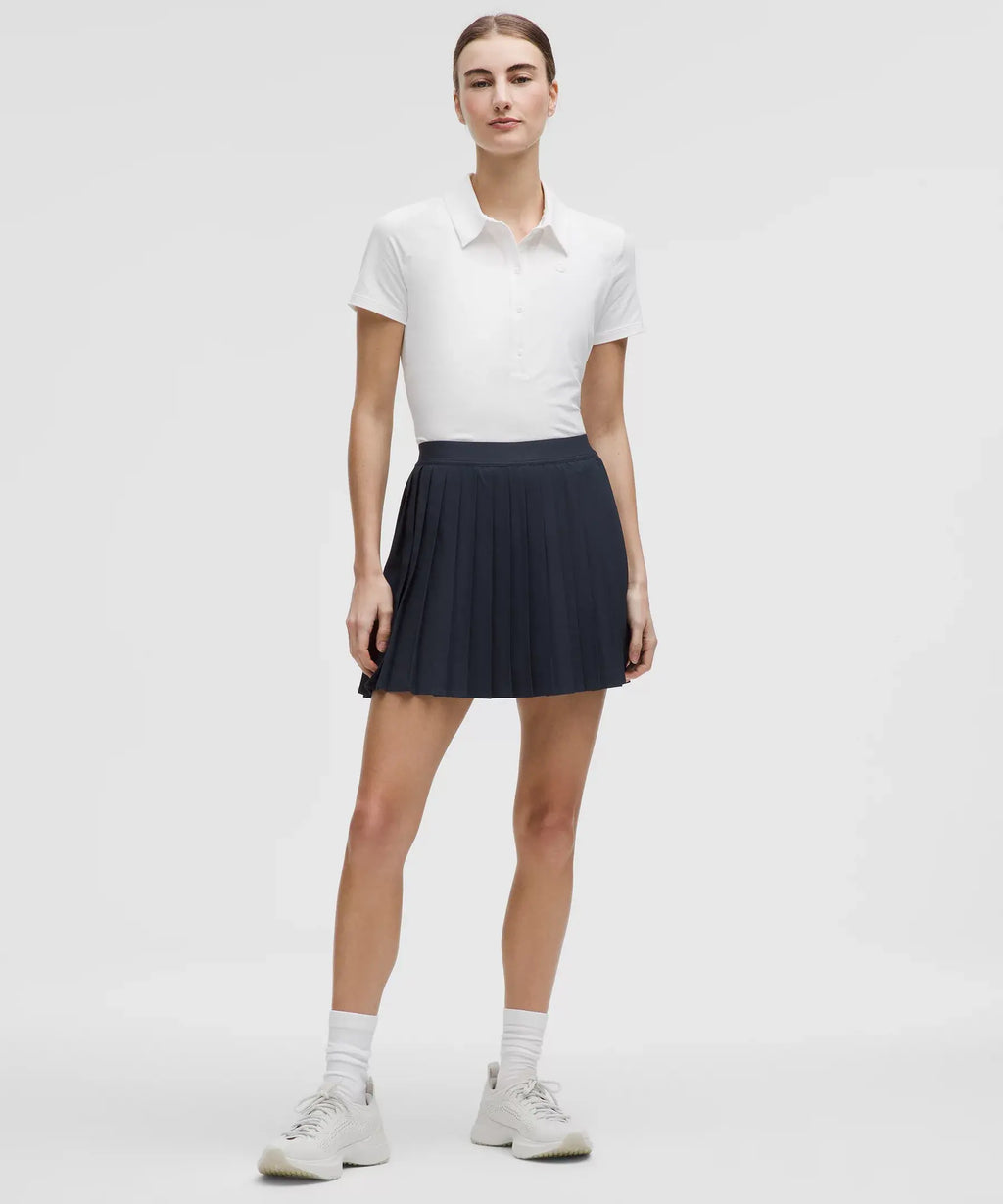 High-Rise Pleated Tennis Skirt *Long