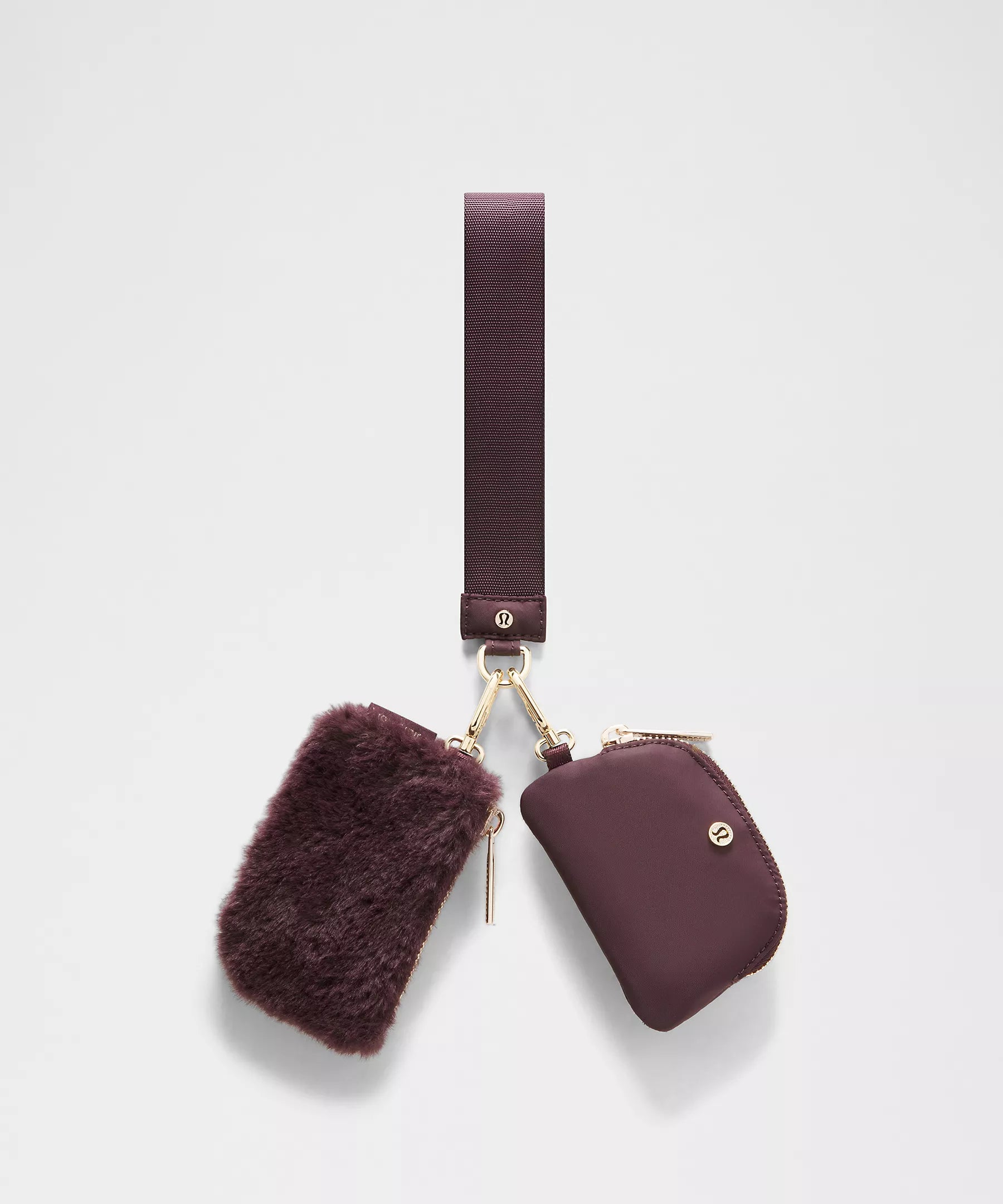 Dual Pouch Wristlet *Plush Fleece