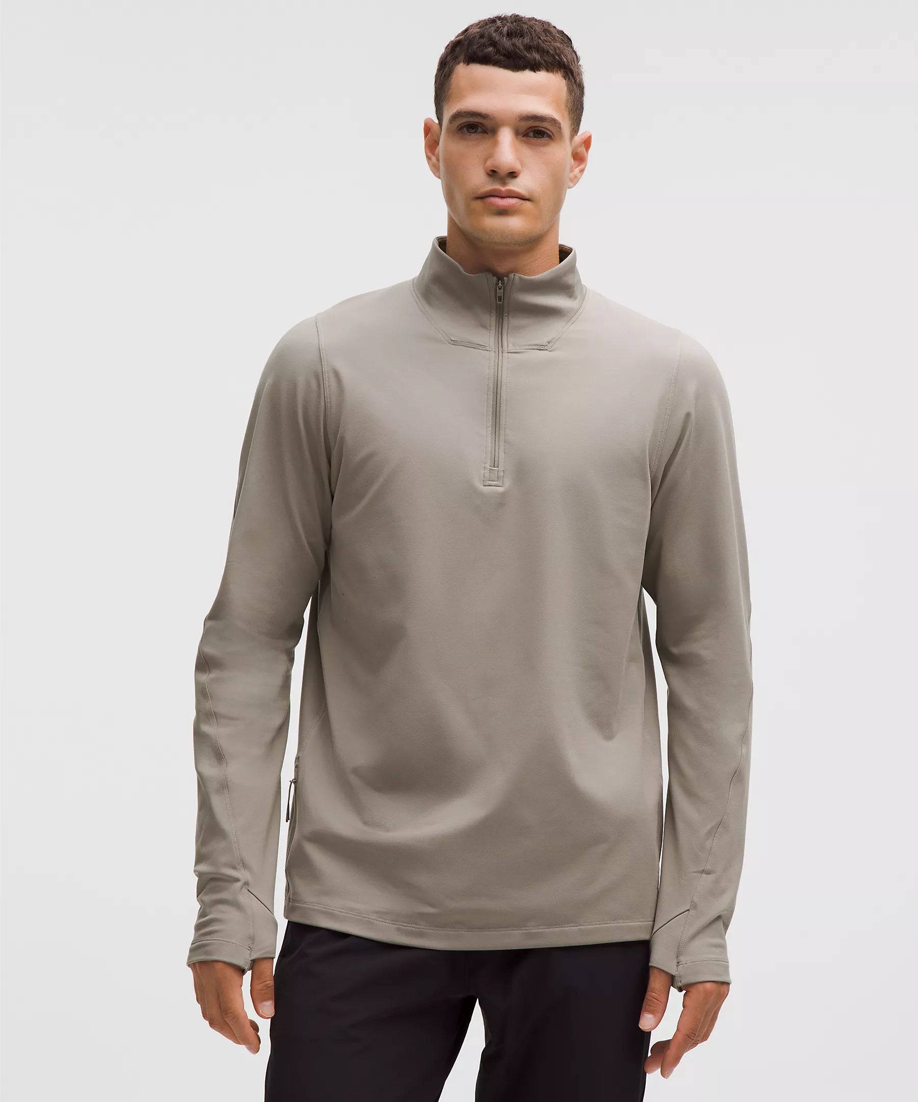 Rulu Fleece Half-Zip Long-Sleeve Shirt